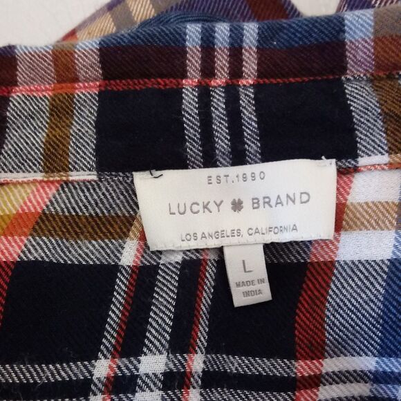 Lucky Brand Plaid Long Sleeve Shirt - Picture 5 of 6